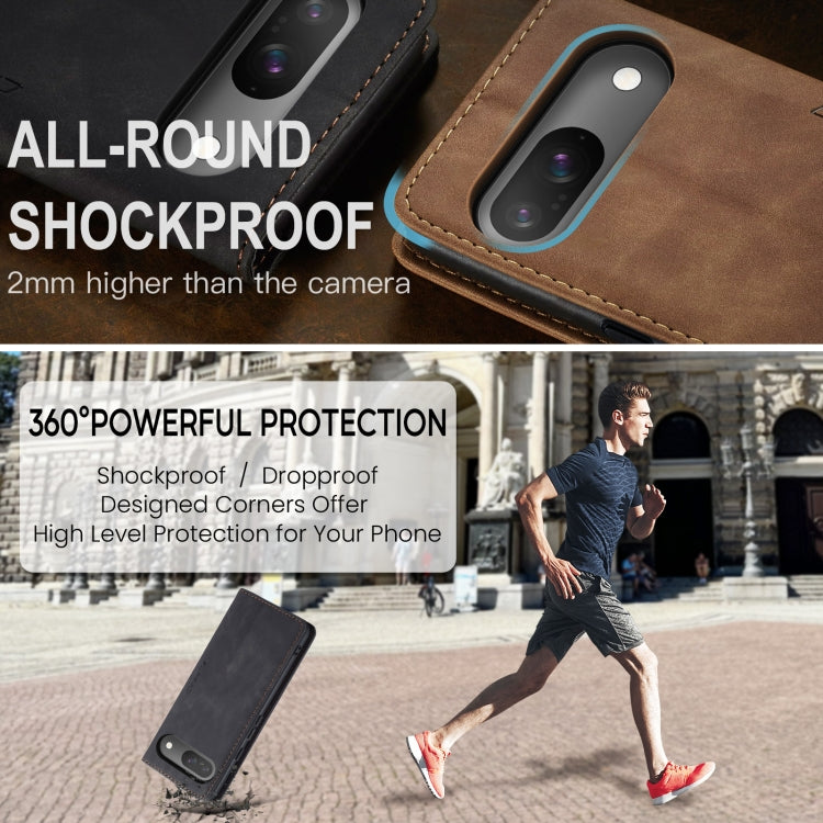 For Google Pixel 10 / 10 Pro / 9 CaseMe 013 Multifunctional Horizontal Flip Leather Phone Case