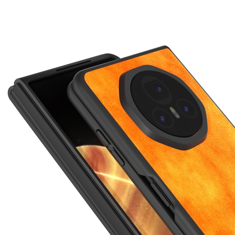 For Honor Magic V3 Dual Color Lichi Texture PU Phone Case