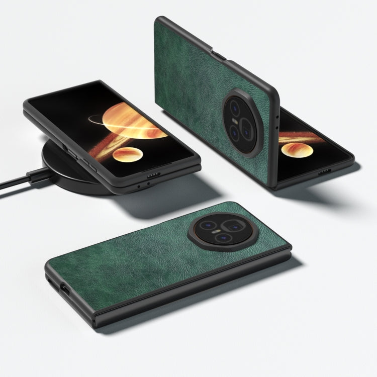 For Honor Magic V3 Dual Color Lichi Texture PU Phone Case
