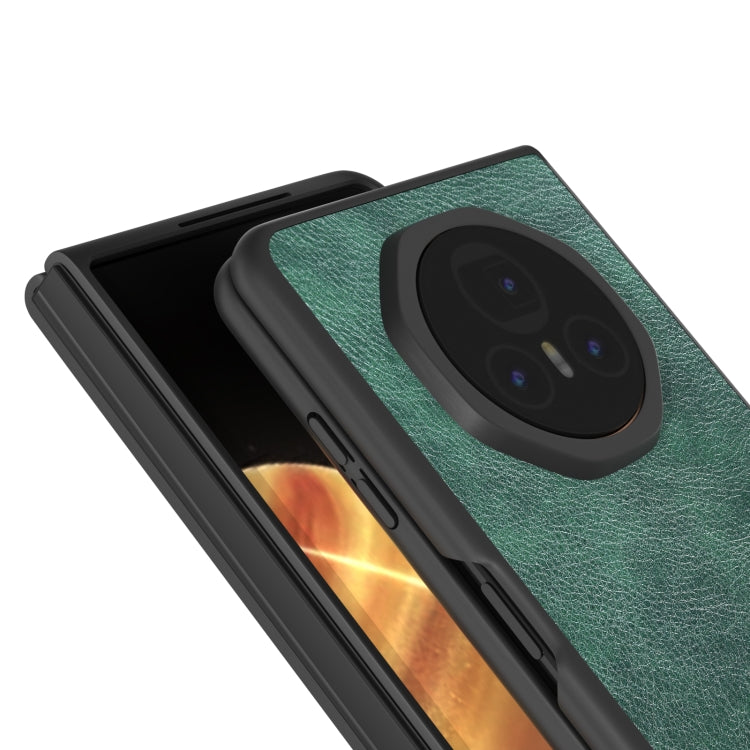 For Honor Magic V3 Dual Color Lichi Texture PU Phone Case