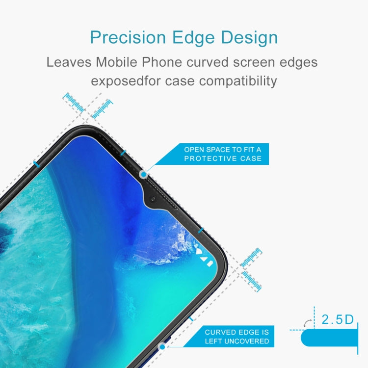 For Motorola Moto G8 Power Lite 50 PCS 0.26mm 9H 2.5D Tempered Glass Film