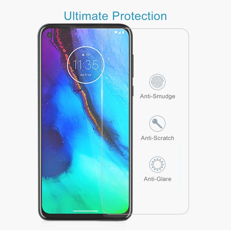 For Motorola Moto One Fusion Plus 50 PCS 0.26mm 9H 2.5D Tempered Glass Film