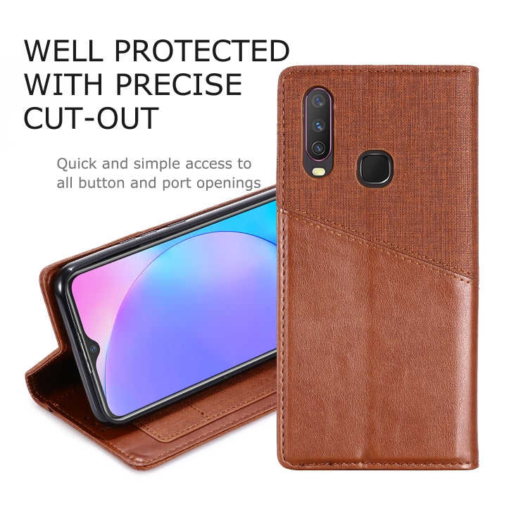 For Vivo Y17 MUXMA MX109 Horizontal Flip Leather Case with Holder & Card Slot & Wallet