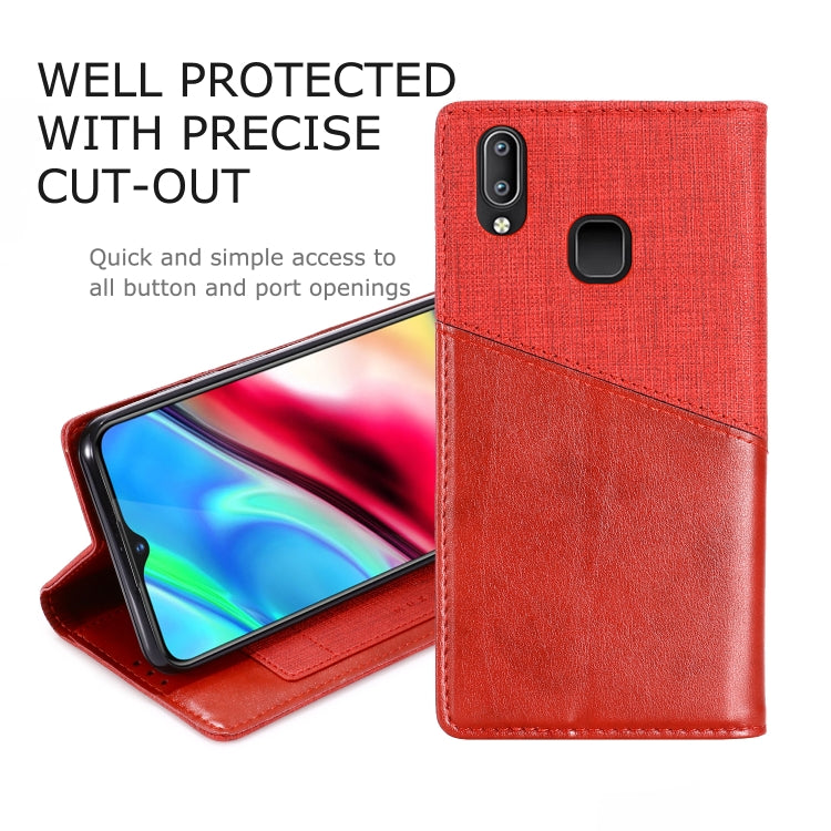 For Vivo Y93 MUXMA MX109 Horizontal Flip Leather Case with Holder & Card Slot & Wallet
