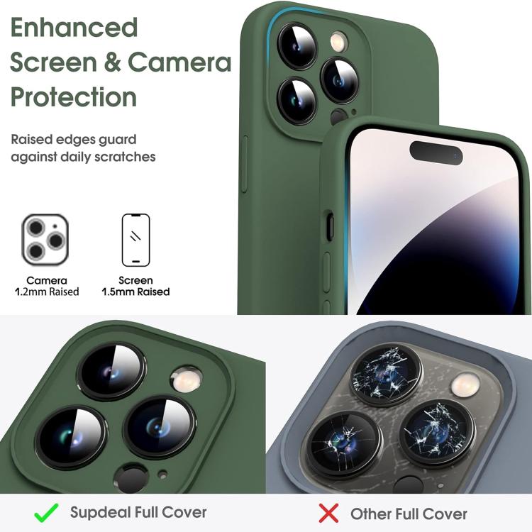 For iPhone 17 Pro Max Microfiber Liquid Silicone Shockproof Phone Case