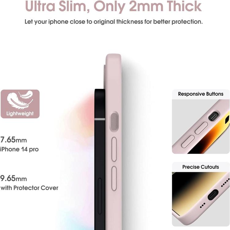 For iPhone 17 Pro Max Microfiber Liquid Silicone Shockproof Phone Case