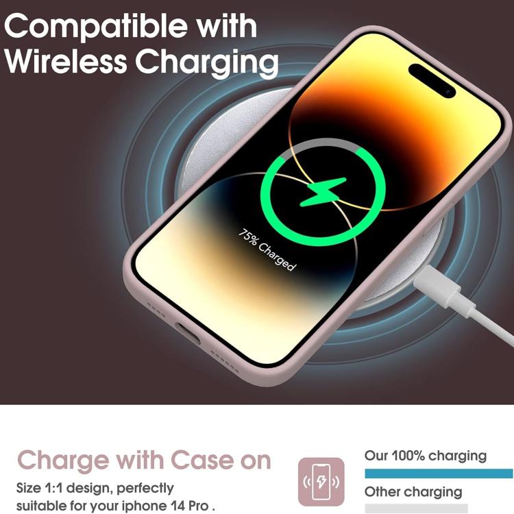 For iPhone 17 Pro Microfiber Liquid Silicone Shockproof Phone Case