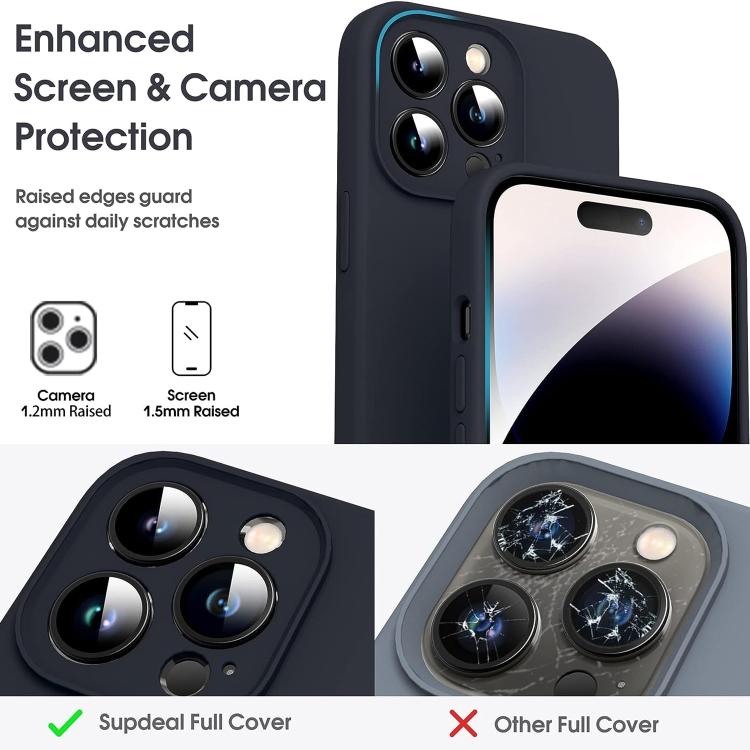 For iPhone 17 Pro Microfiber Liquid Silicone Shockproof Phone Case