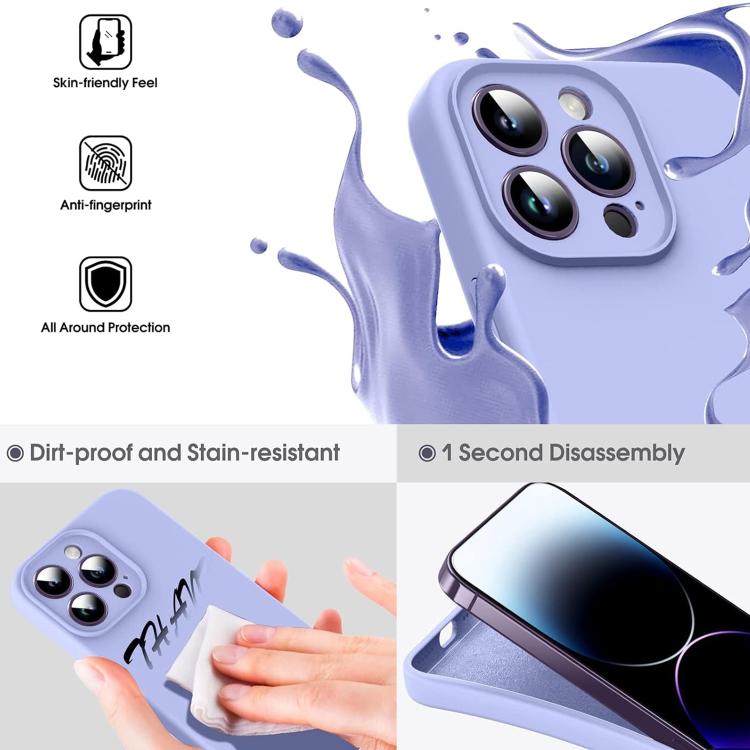 For iPhone 17 Pro Microfiber Liquid Silicone Shockproof Phone Case