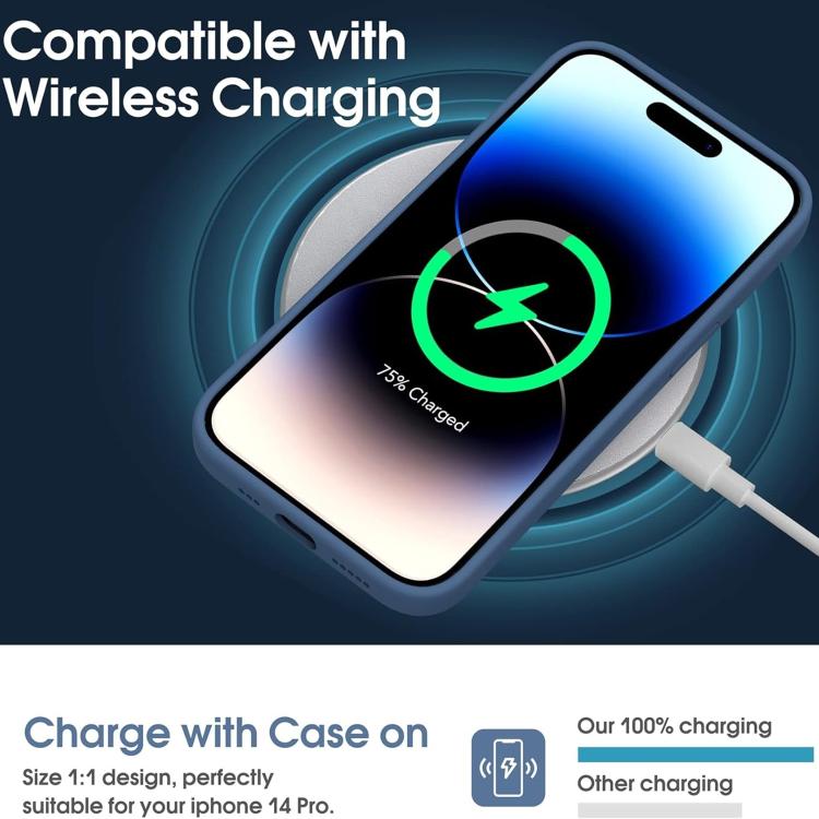 For iPhone 17 Pro Microfiber Liquid Silicone Shockproof Phone Case