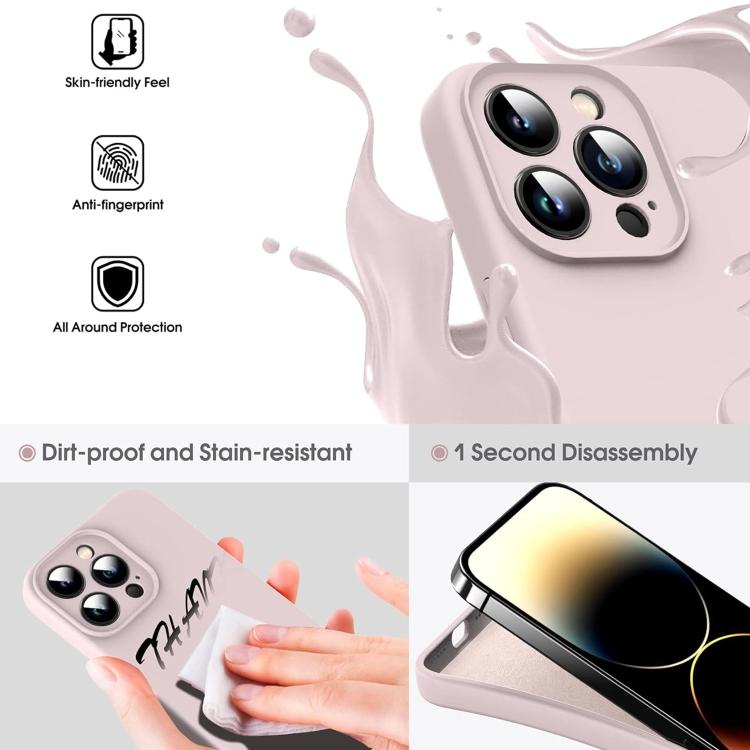 For iPhone 17 Microfiber Liquid Silicone Shockproof Phone Case