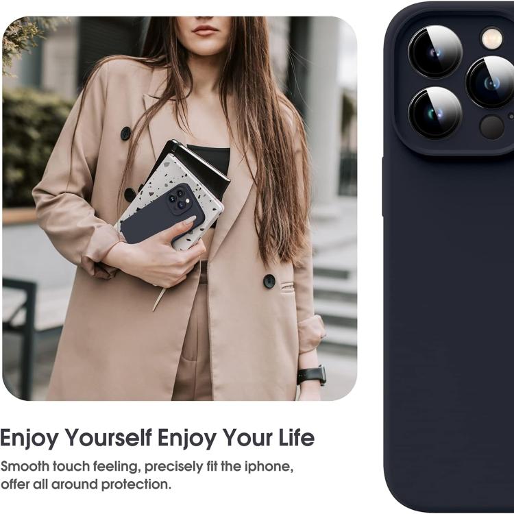For iPhone 17 Microfiber Liquid Silicone Shockproof Phone Case