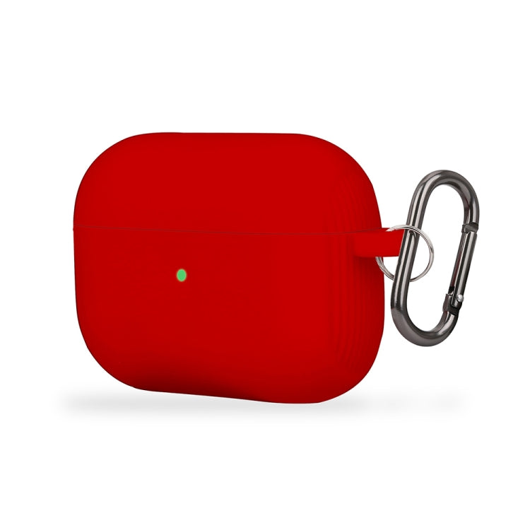For AirPods Pro Conjoined Vertical Texture Silicone Protective Case