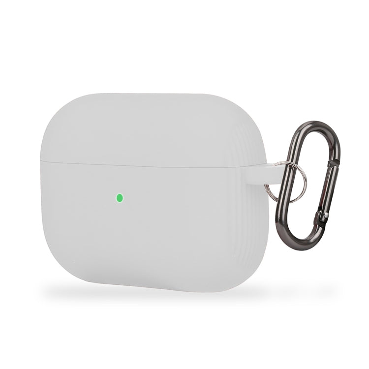 For AirPods Pro Conjoined Vertical Texture Silicone Protective Case