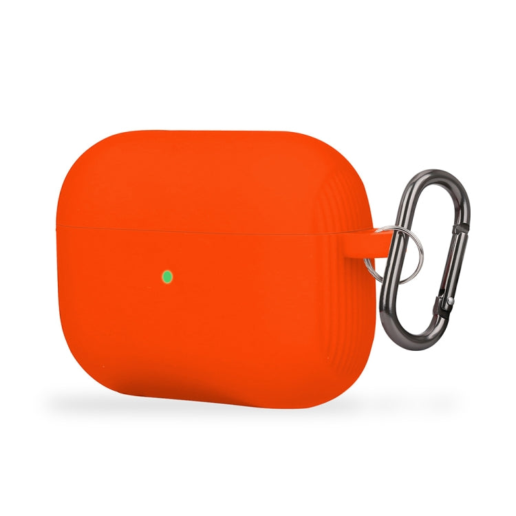 For AirPods Pro Conjoined Vertical Texture Silicone Protective Case