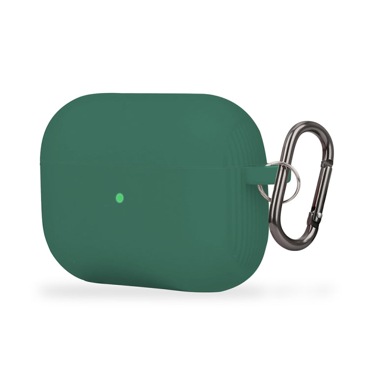 For AirPods Pro Conjoined Vertical Texture Silicone Protective Case