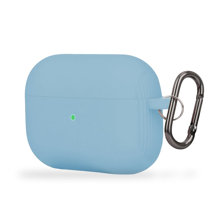 For AirPods Pro Conjoined Vertical Texture Silicone Protective Case