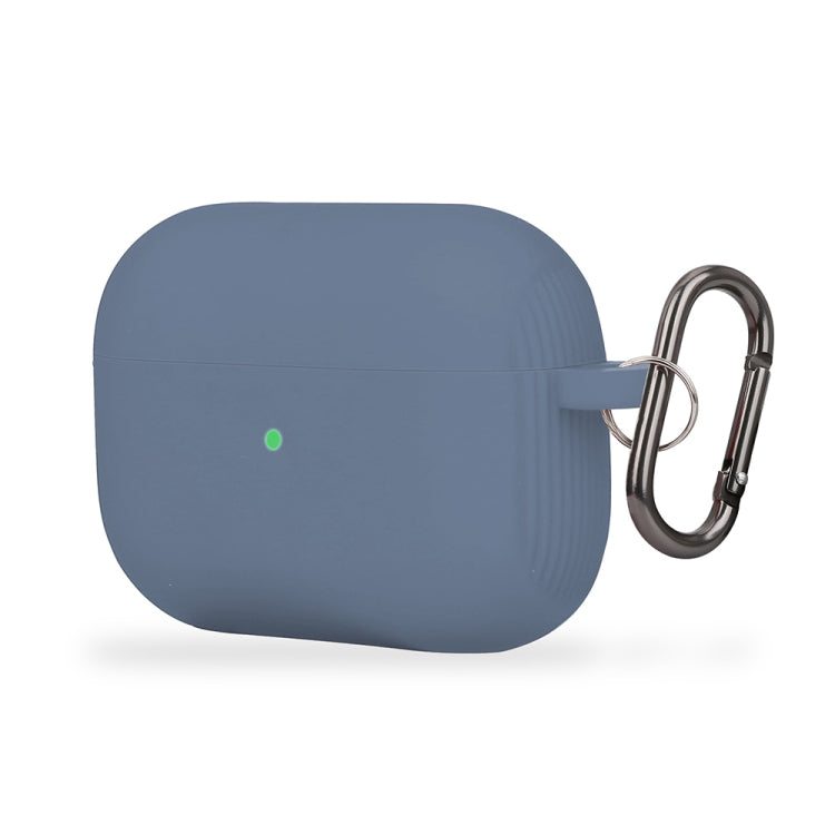 For AirPods Pro Conjoined Vertical Texture Silicone Protective Case