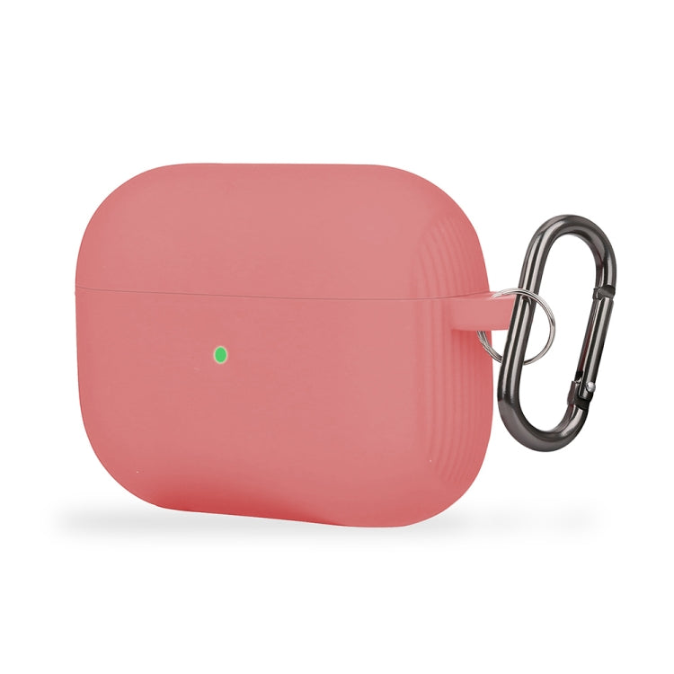 For AirPods Pro Conjoined Vertical Texture Silicone Protective Case