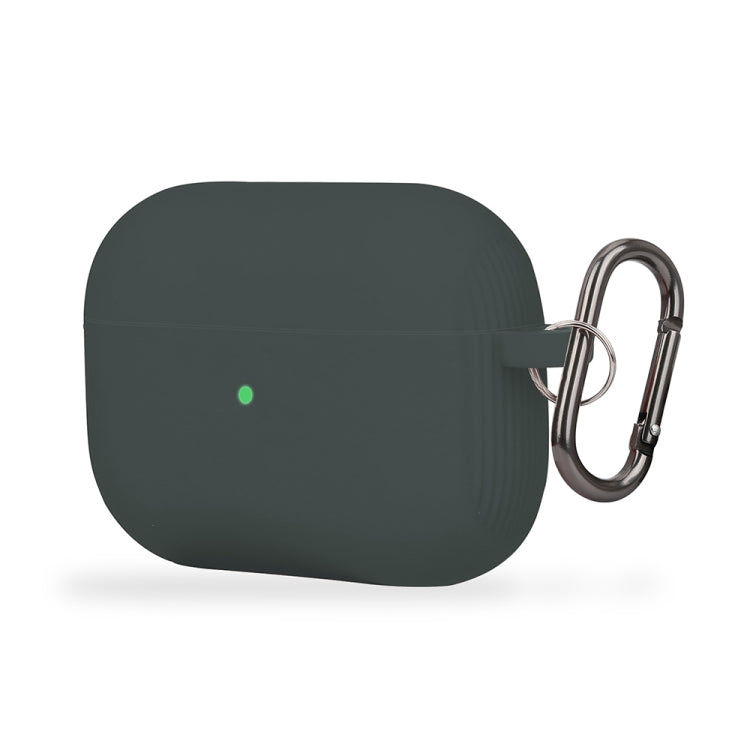 For AirPods Pro Conjoined Vertical Texture Silicone Protective Case