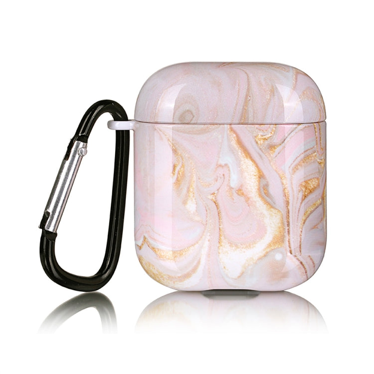 For Airpods 1 / 2 Marble Pattern Wireless Earphone Protective Case
