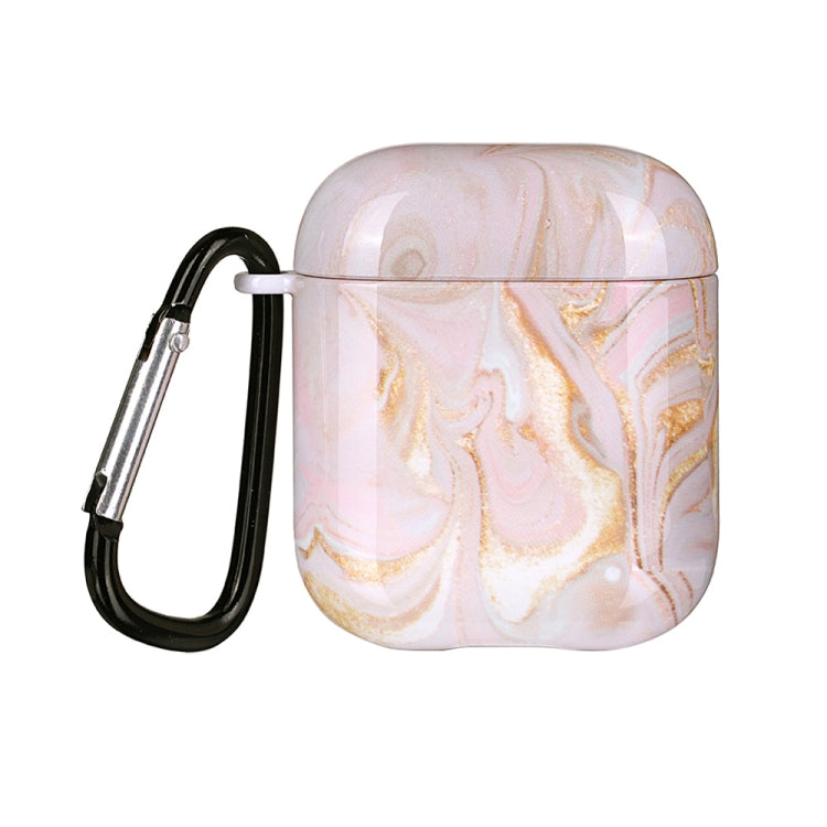 For Airpods 1 / 2 Marble Pattern Wireless Earphone Protective Case