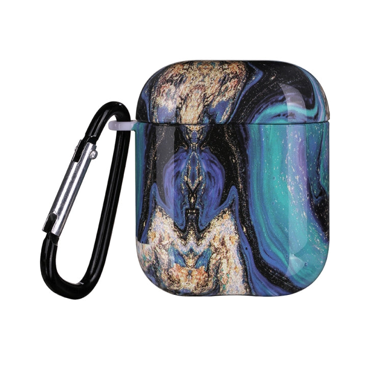 For Airpods 1 / 2 Marble Pattern Wireless Earphone Protective Case