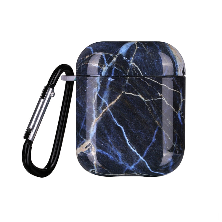 For Airpods 1 / 2 Marble Pattern Wireless Earphone Protective Case