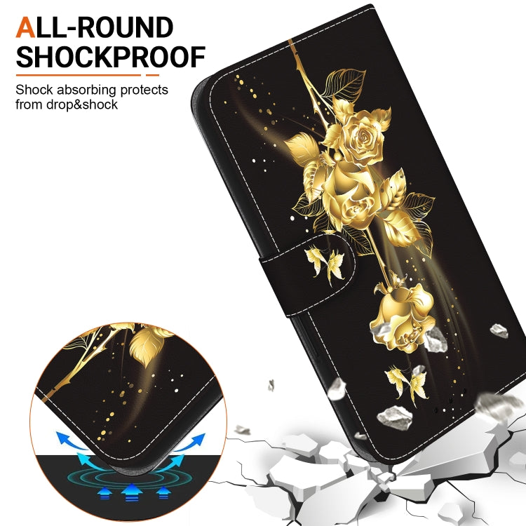 For OPPO A60 4G Crystal Texture Colored Drawing Leather Phone Case