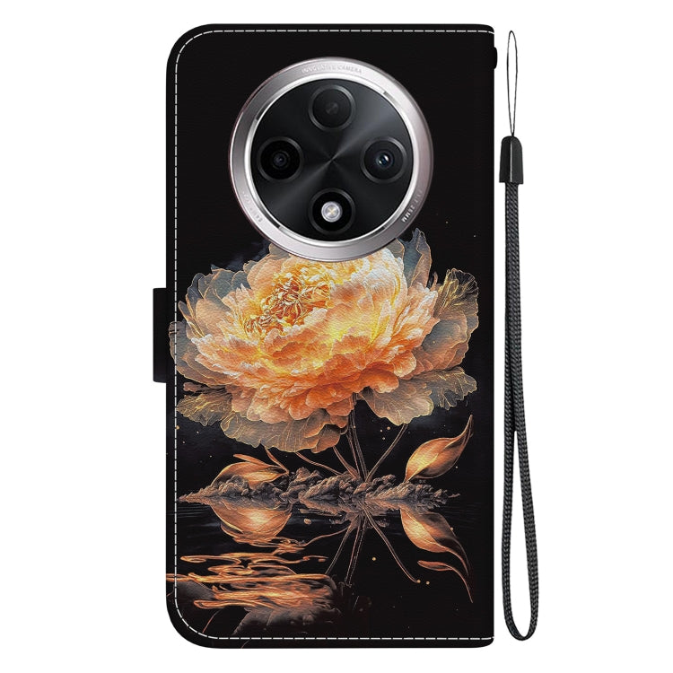 For OPPO A3 Pro 5G Crystal Texture Colored Drawing Leather Phone Case