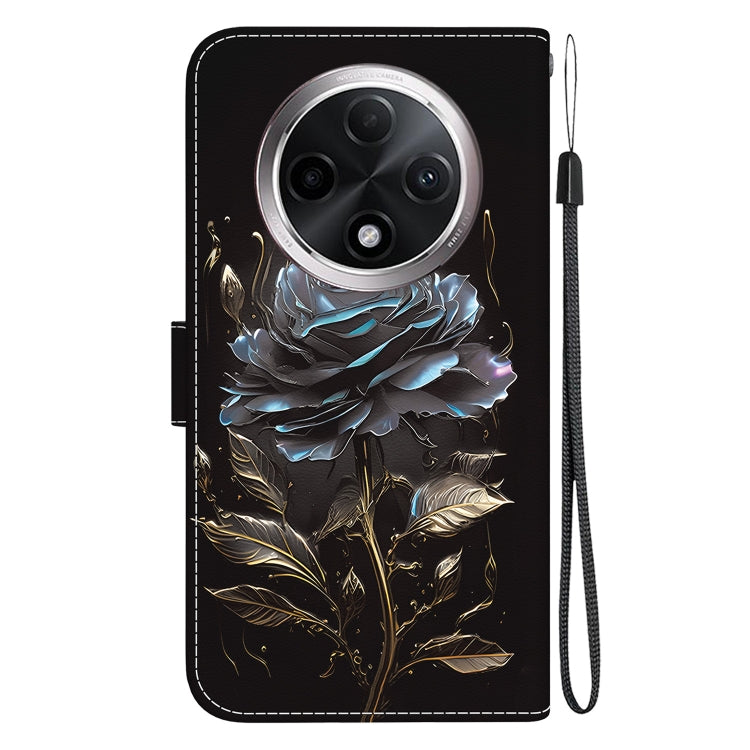 For OPPO A3 Pro 5G Crystal Texture Colored Drawing Leather Phone Case