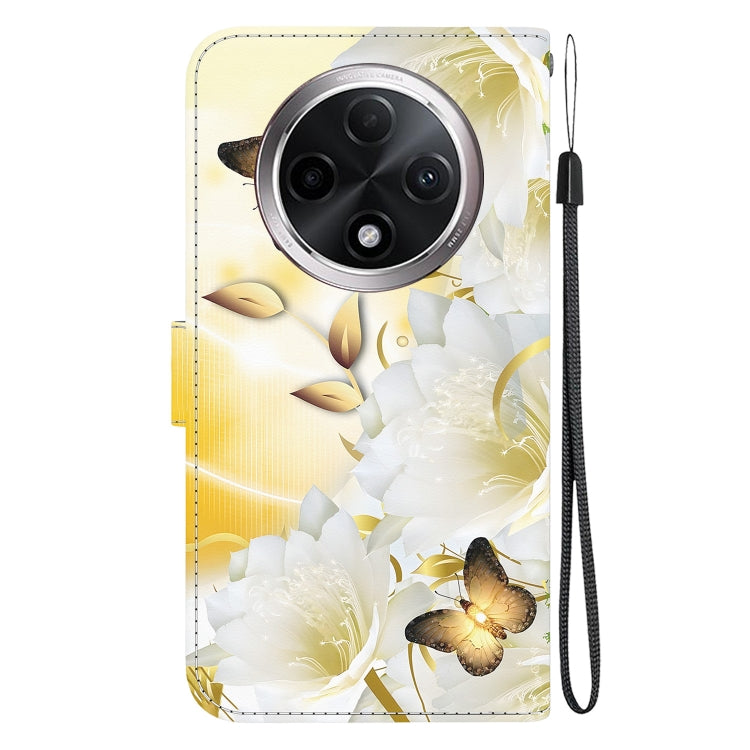 For OPPO A3 Pro 5G Crystal Texture Colored Drawing Leather Phone Case