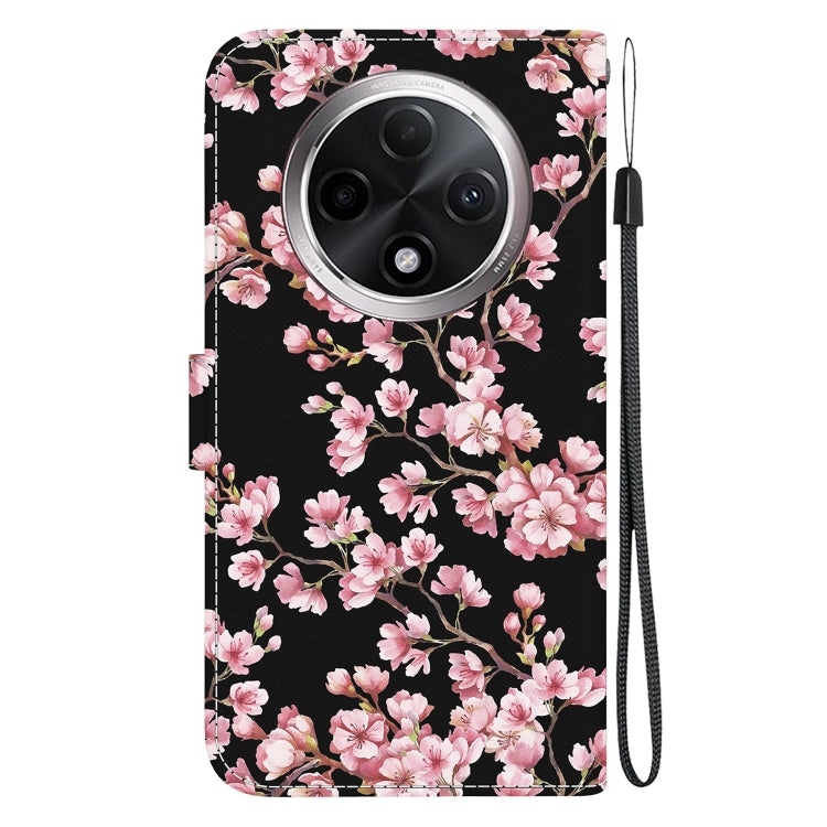 For OPPO A3 Pro 5G Crystal Texture Colored Drawing Leather Phone Case