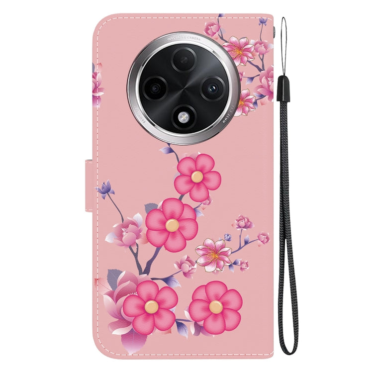 For OPPO A3 Pro 5G Crystal Texture Colored Drawing Leather Phone Case