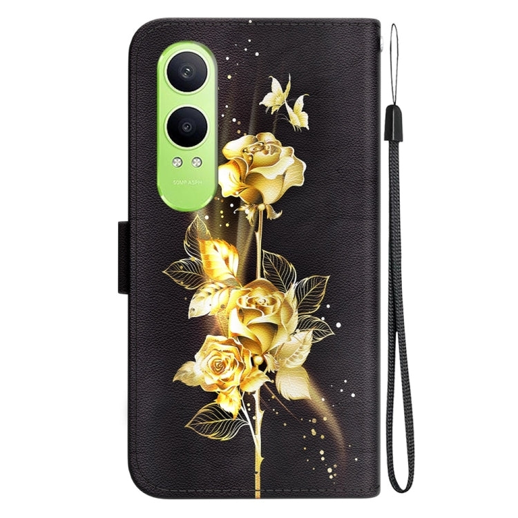 For OPPO K12x Crystal Texture Colored Drawing Leather Phone Case