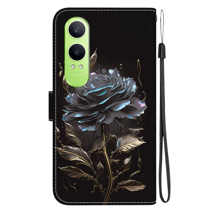 For OPPO K12x Crystal Texture Colored Drawing Leather Phone Case
