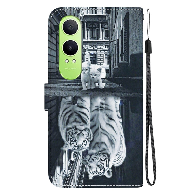 For OPPO K12x Crystal Texture Colored Drawing Leather Phone Case