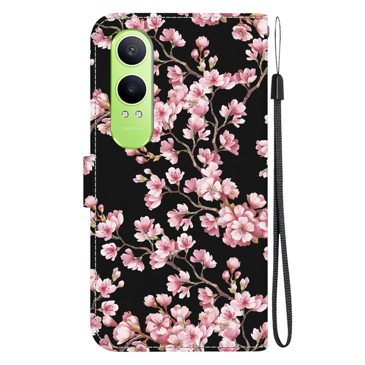 For OPPO K12x Crystal Texture Colored Drawing Leather Phone Case