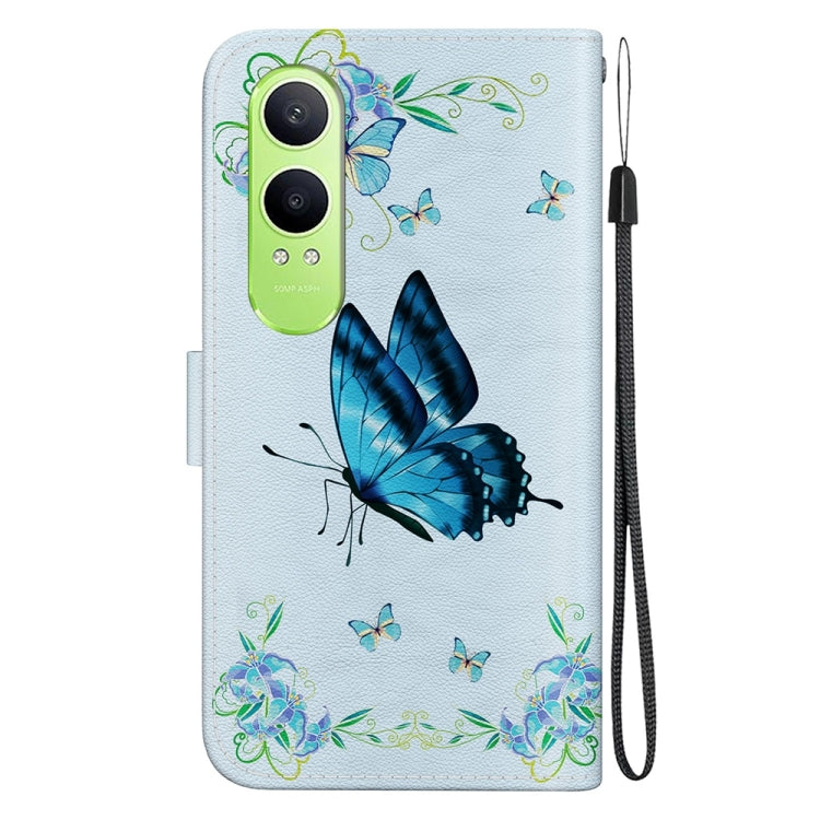 For OPPO K12x Crystal Texture Colored Drawing Leather Phone Case