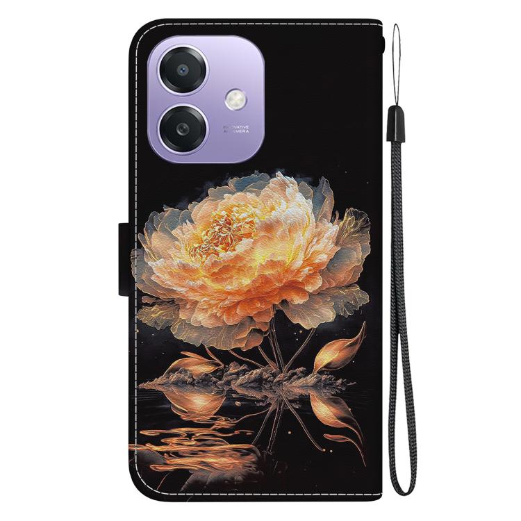 For OPPO A5x 5G / A3 4G / 5G / A3x 4G / 5G Crystal Texture Colored Drawing Leather Phone Case