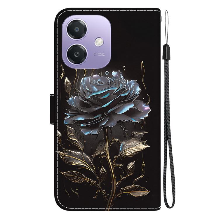 For OPPO A5x 5G / A3 4G / 5G / A3x 4G / 5G Crystal Texture Colored Drawing Leather Phone Case