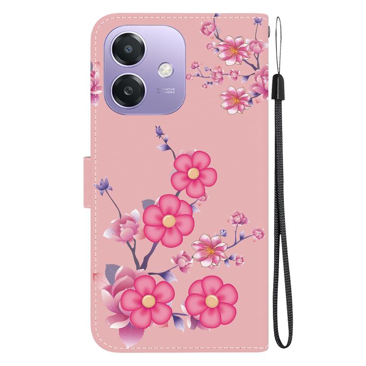 For OPPO A5x 5G / A3 4G / 5G / A3x 4G / 5G Crystal Texture Colored Drawing Leather Phone Case