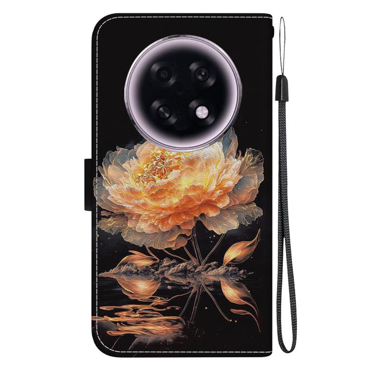 For OPPO A6 GT 5G Crystal Texture Colored Drawing Leather Phone Case
