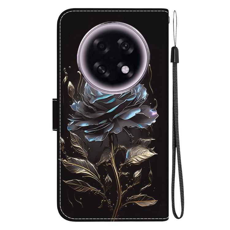 For OPPO A6 GT 5G Crystal Texture Colored Drawing Leather Phone Case
