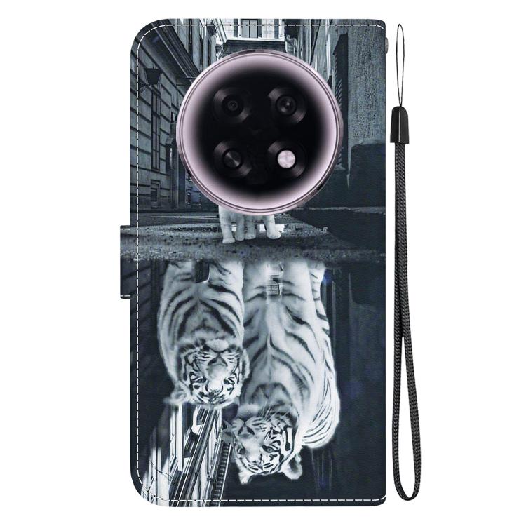 For OPPO A6 GT 5G Crystal Texture Colored Drawing Leather Phone Case
