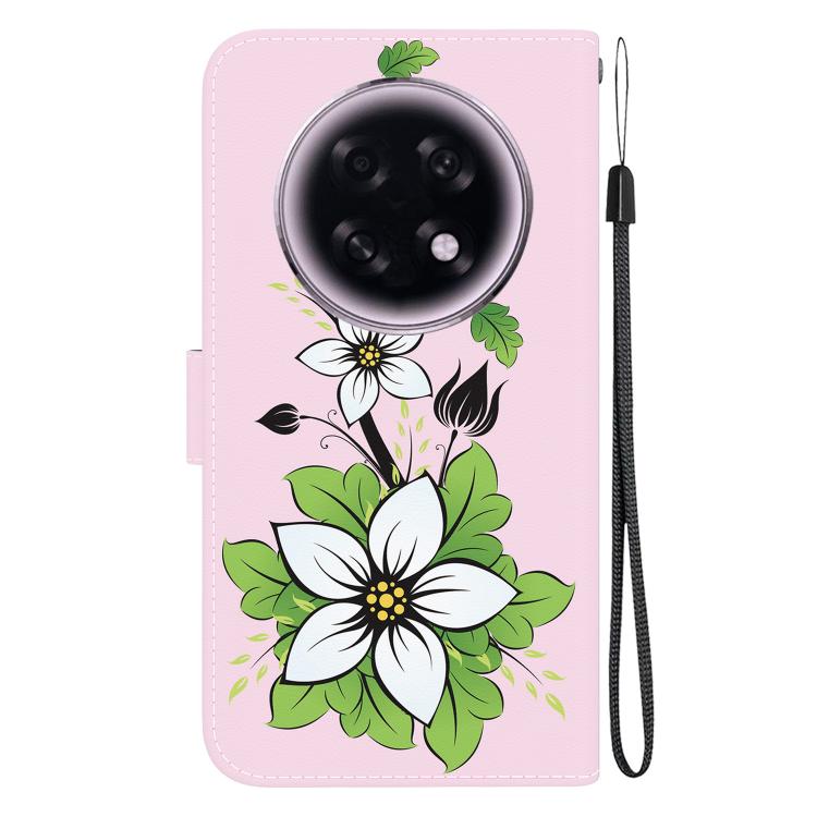 For OPPO A6 GT 5G Crystal Texture Colored Drawing Leather Phone Case