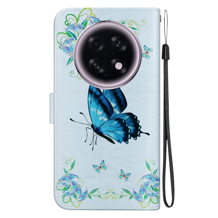 For OPPO A6 GT 5G Crystal Texture Colored Drawing Leather Phone Case