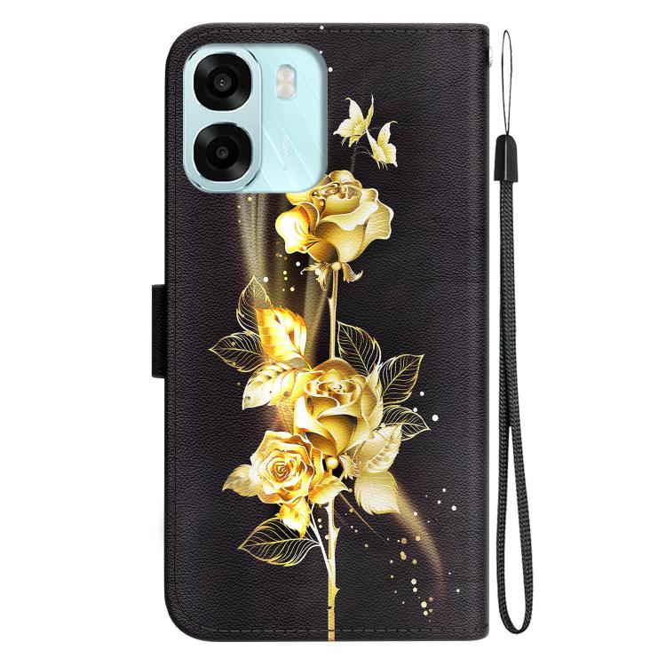 For OPPO A6 / A6s / A6t / A6x 4G / 5G Global Crystal Texture Colored Drawing Leather Phone Case