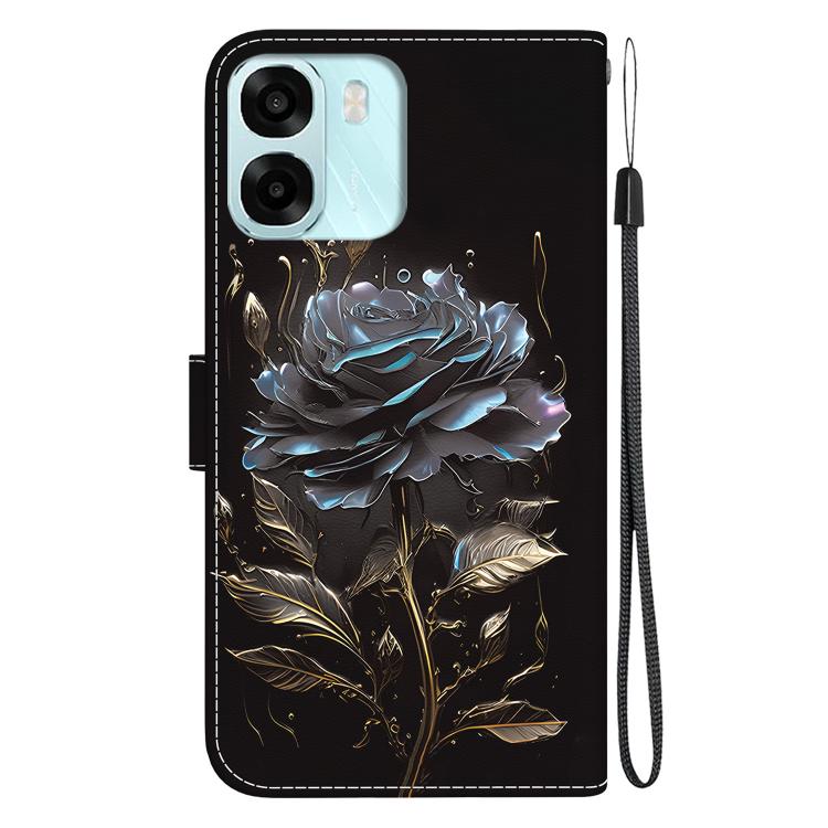 For OPPO A6 / A6s / A6t / A6x 4G / 5G Global Crystal Texture Colored Drawing Leather Phone Case