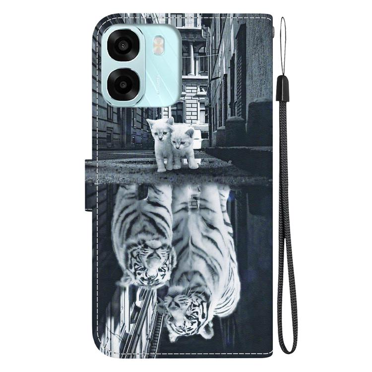 For OPPO A6 / A6s / A6t / A6x 4G / 5G Global Crystal Texture Colored Drawing Leather Phone Case